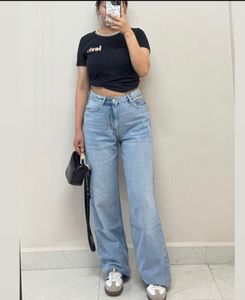 H&M Wide Leg Denim