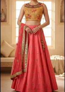 Lehenga Choli (2 Dupatta)