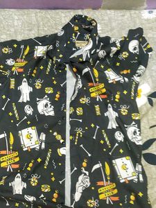 Halloween Monster Fair Button Down