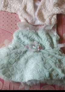 Multilayer Frock With Soft Coat