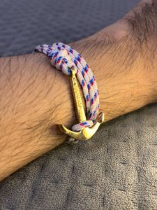 Gold anchor Bracelet