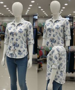 Leaf Print Shirt