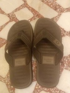 Cariago Brown Flip-Flops - Size 9
