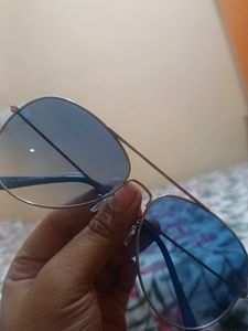 Blue Aviator Sunglasses