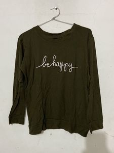 Olive Green T-shirt For Women