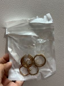 Set Of 5 Minimalist Rings