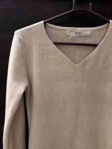 Beige Long Sleeve Sweater Top