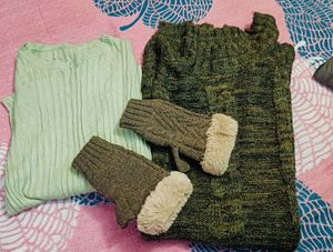 Long Woolen Frok Combo 🫴 Offer
