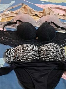 Combo Of  Five  Hnm Bra N Panty