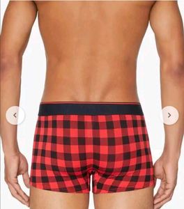 Diesel Red Plaid Boxer Briefs
