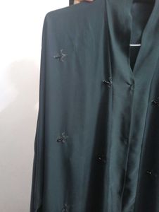 Elegant Black Embroidered Abaya