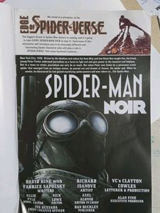 Rare Spider-Man Noir Comic Book