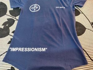 Navy Blue Trendy Backprint Tee