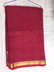 Elegant Red Saree