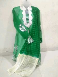 Unique Jacket Style Designer Gota Work Kurta Set