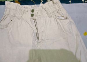 Casual Beige Pants
