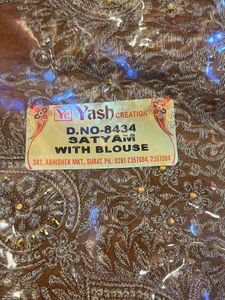 Golden In Color, Golden Thread Work , Yash Creation