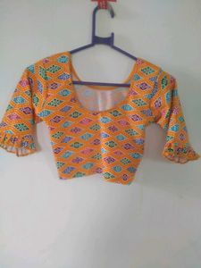 beautiful Orange stretchable blouse