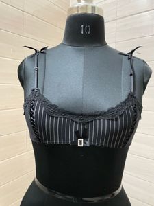 H&amp;M Vintage Striped Bralette Top