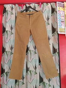 Khaki Straight Fit Pants
