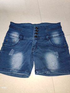 denim shorts