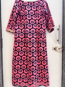 Pink &amp; Navy Kurta