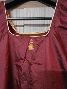 Maroon Festive Kurti