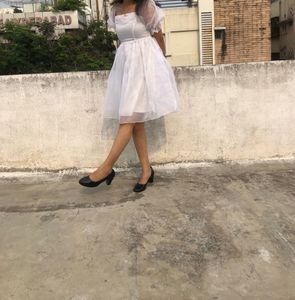 Price Dropped Trendy Women White dress