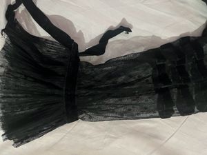Black Sheer Top