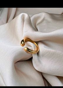 Steel chic band rings