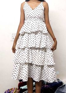 Polka Dot Ruffle Dress