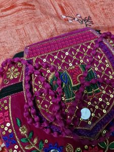 Dark Pink Shade Shoulder Bag ,