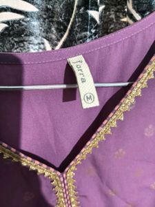 Fiorra Purple Ethnic Kurta Set