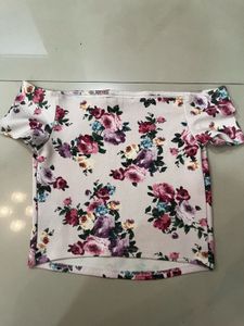 Newlook Off Shoulder Crop Top