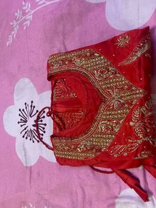 Red &amp; Gold Dupatta