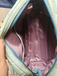 Quilted Mint Satchel Bag