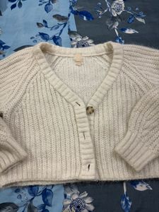 Cream Knit Cardigan