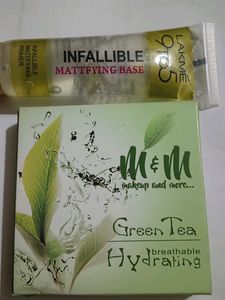 Lakme Primer & M&M Green Tea Makeup