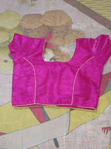 Pink Readymade Saree Blouse