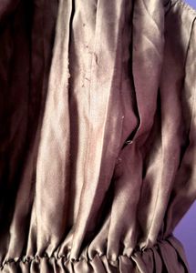 Brown Peplum Tank Top