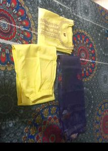 New Rayon SLUB Kurta Set For Women