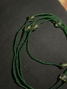 Green Beaded Body Chain