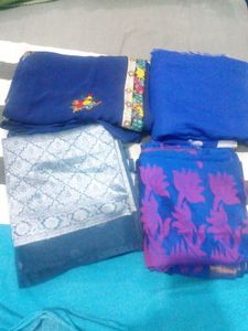 Beautiful  Blue Sarees
