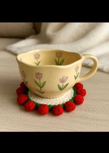 Handmade Crochet Coasters (Set of 2)