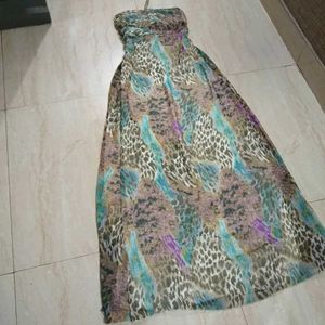 Animal Print Ethnic Skirt