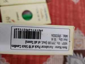 Aura Decor Chime/Spell Candles Multicolour (J)