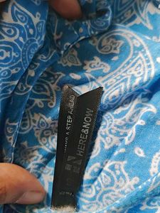 Blue Paisley Dress