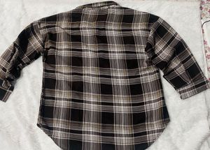 Brown Plaid Shirt