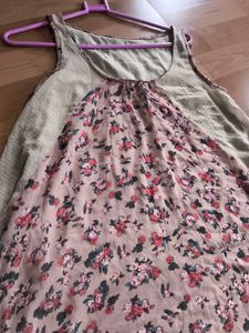 Floral Print Sleeveless Dress