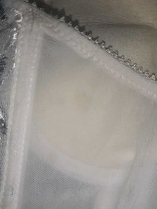 White Floral Corset Top